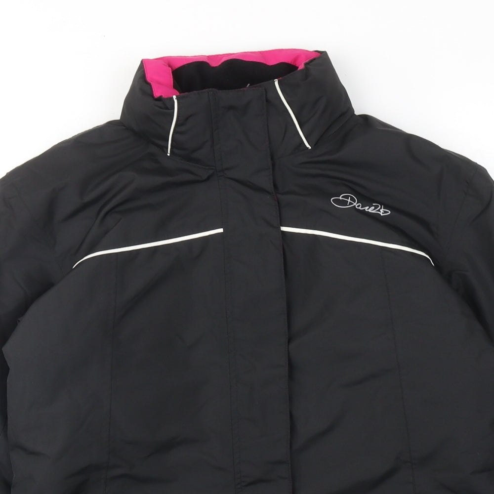 Dare 2B Girls Black Windbreaker Jacket Size 14-15 Years Zip