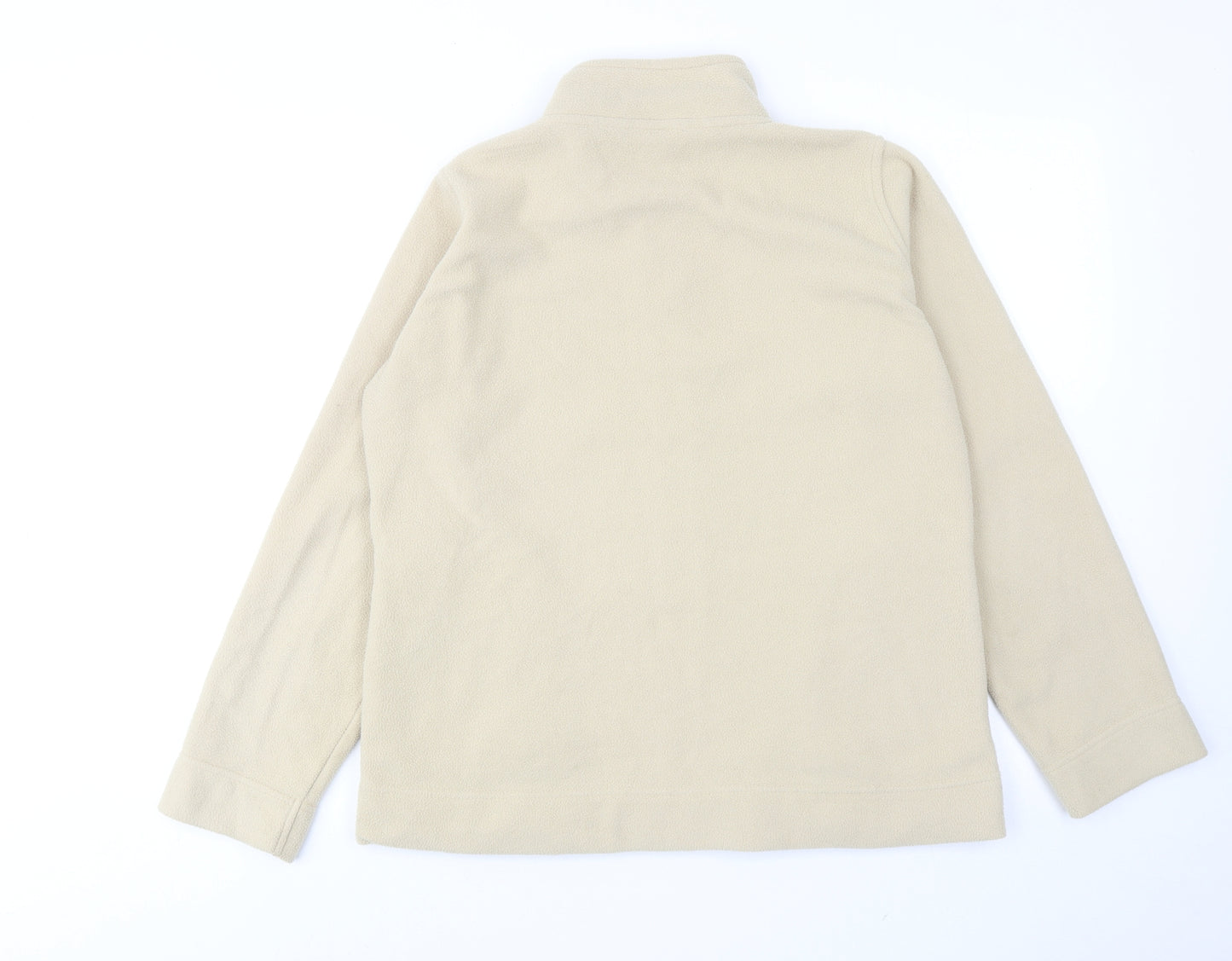 EWM Womens Beige Jacket Size 14 Zip