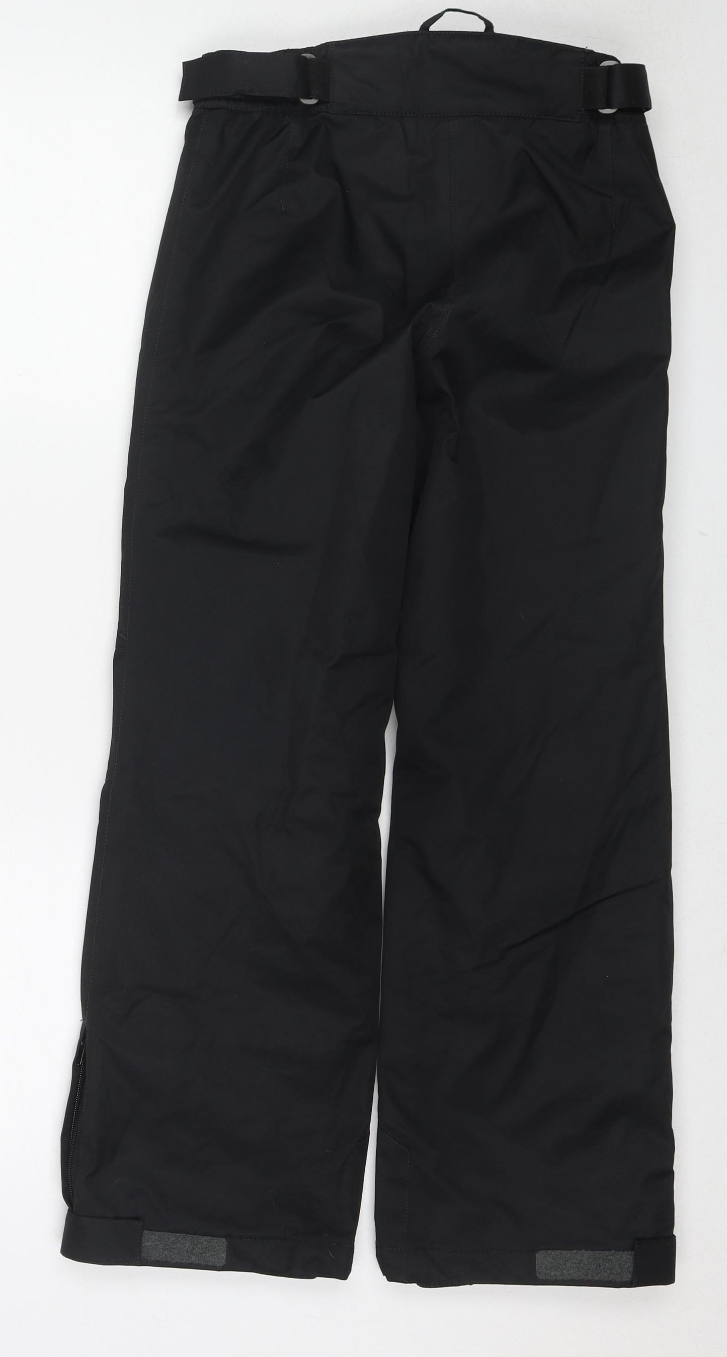 NEVICA Boys Black Polyester Snow Pants Trousers Size 9-10 Years Regular Zip