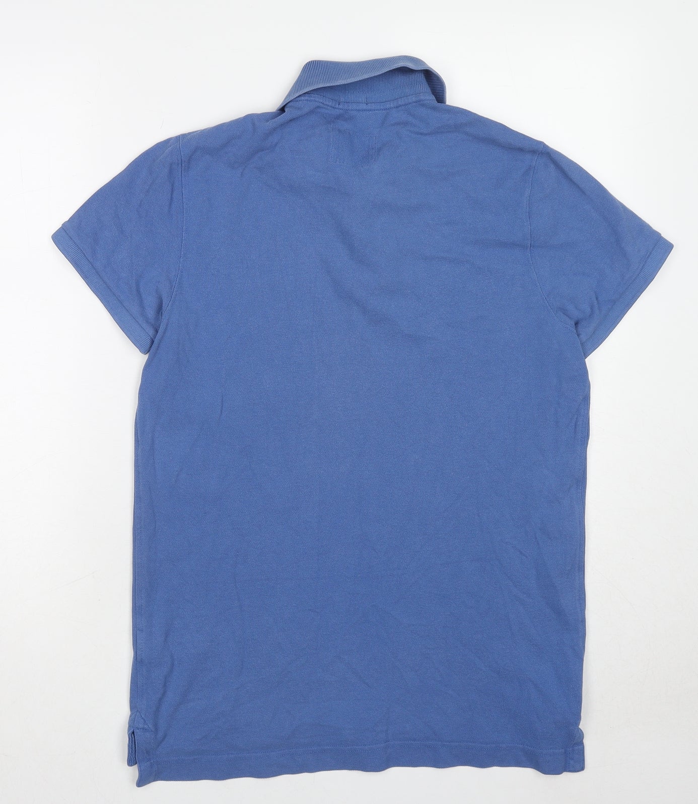 Abercrombie & Fitch Mens Blue Cotton Polo Size M Collared Pullover