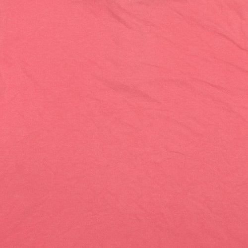 Lincoln Mens Pink Cotton Polo Size XL Collared Pullover