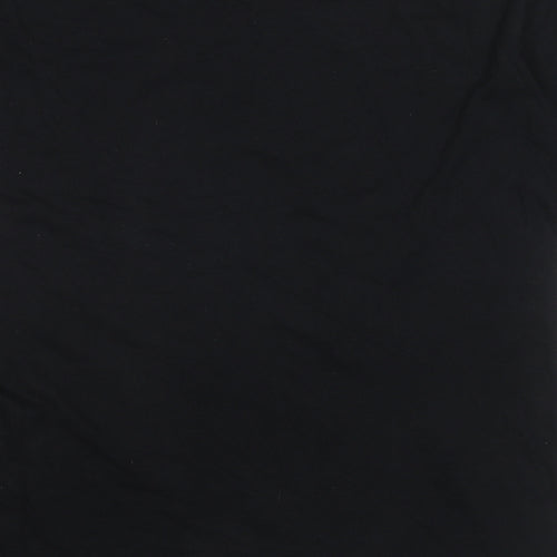 Teenage Mutant Ninja Turtles Mens Black Cotton T-Shirt Size M Round Neck