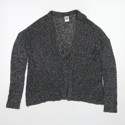 VERO MODA Womens Black V-Neck Acrylic Cardigan Jumper Size S