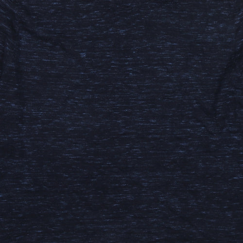 Fat Face Mens Blue Round Neck Cotton Pullover Jumper Size L Long Sleeve