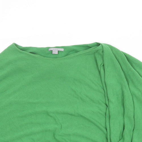 COS Womens Green Viscose Pullover Sweatshirt Size M Pullover