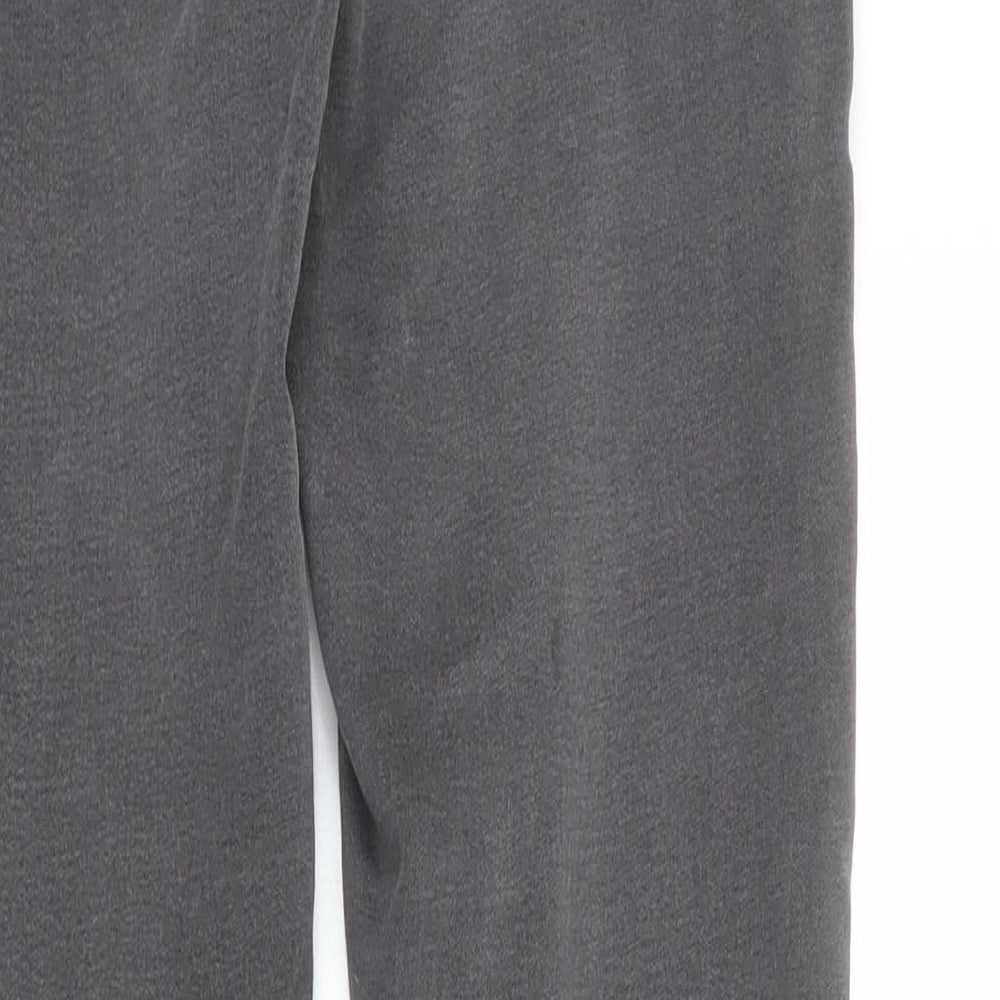 Marks and Spencer Womens Grey Cotton Skinny Jeans Size 8 Regular Zip