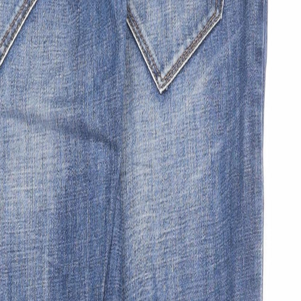 Billabong Mens Blue Cotton Straight Jeans Size 30 in Regular Button