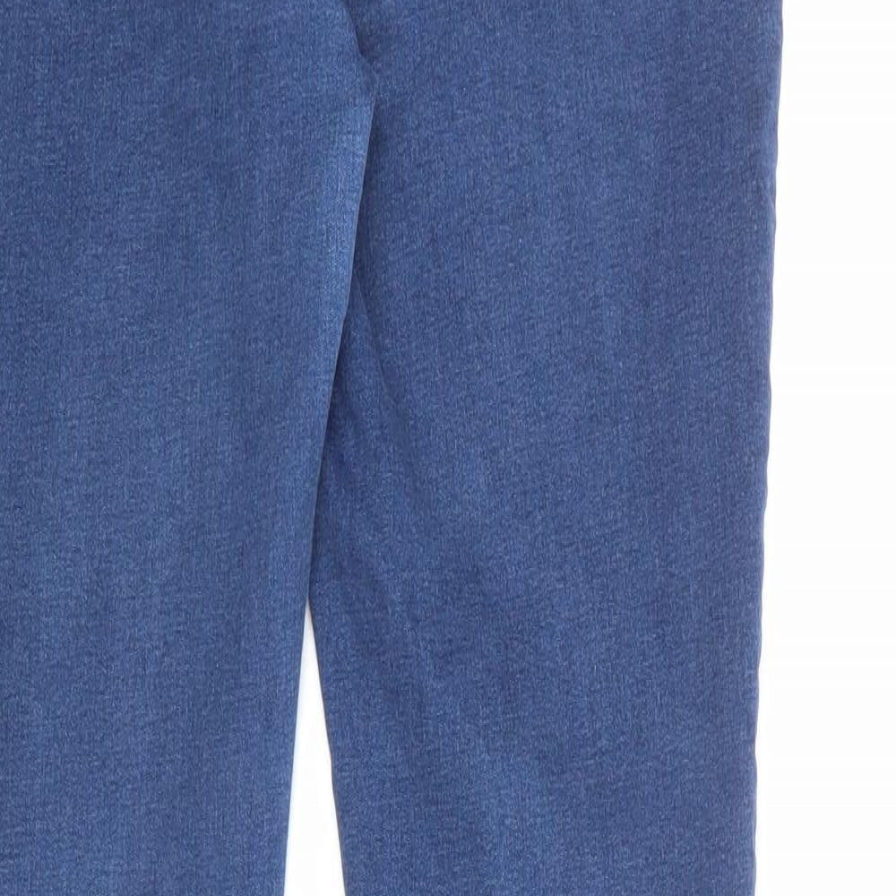 George Womens Blue Cotton Jegging Jeans Size 16 Regular
