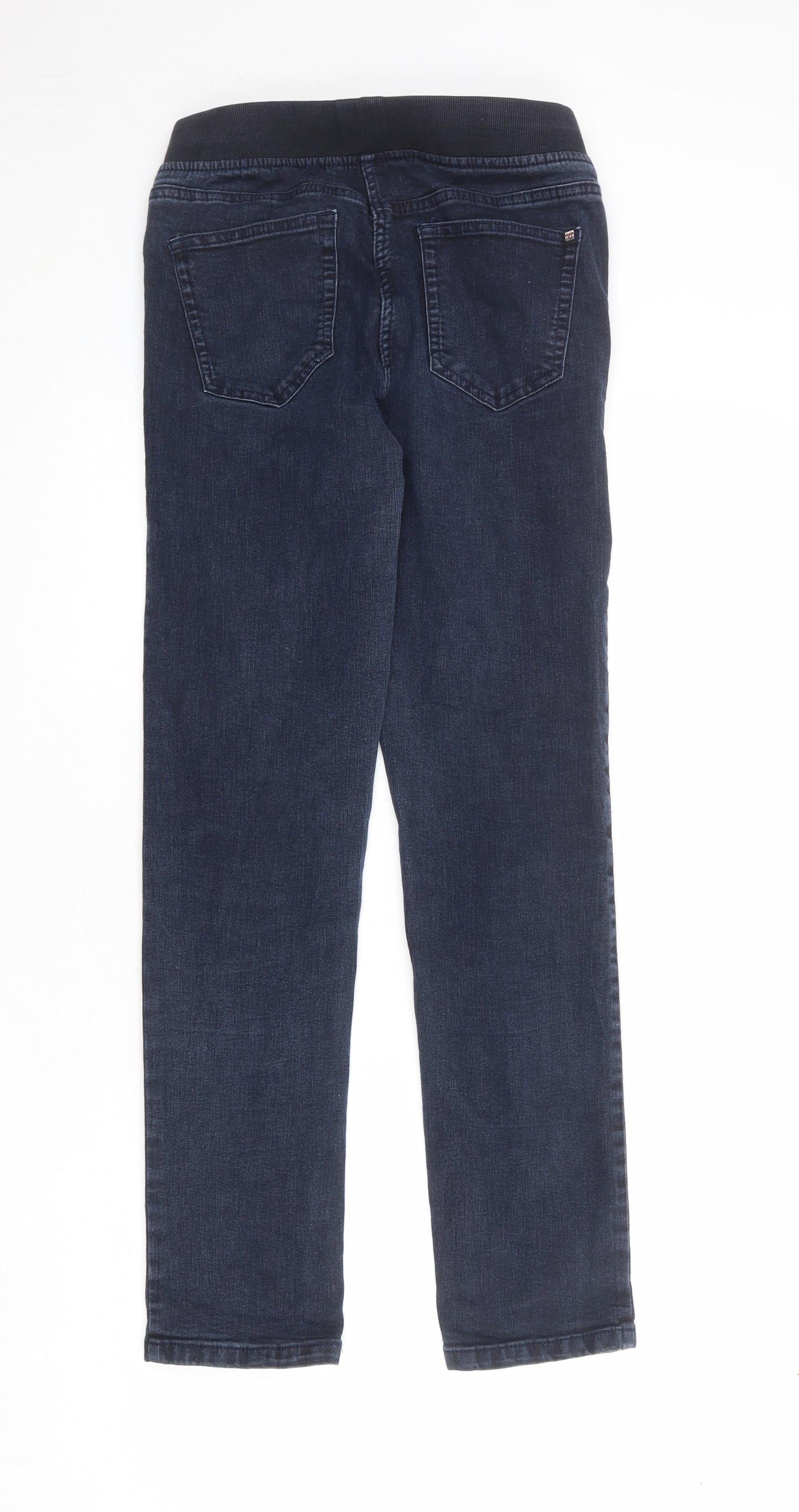 Maine New England Womens Blue Cotton Straight Jeans Size 8 Regular