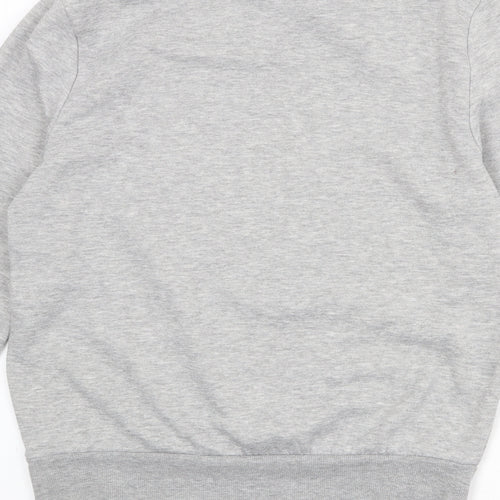 Disney Womens Grey Polyester Pullover Sweatshirt Size 10 Pullover - Mickey Mouse Size 10-12