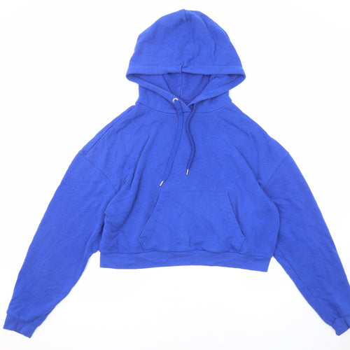 Divided by H&M Womens Blue Cotton Pullover Hoodie Size S Pullover