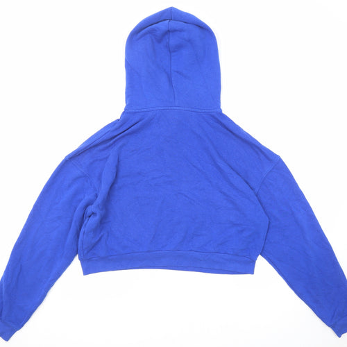 Divided by H&M Womens Blue Cotton Pullover Hoodie Size S Pullover
