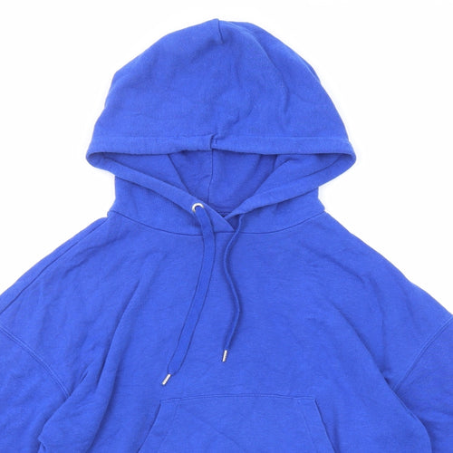Divided by H&M Womens Blue Cotton Pullover Hoodie Size S Pullover