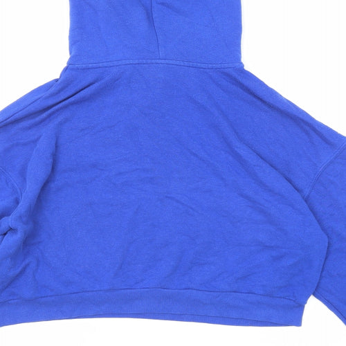 Divided by H&M Womens Blue Cotton Pullover Hoodie Size S Pullover