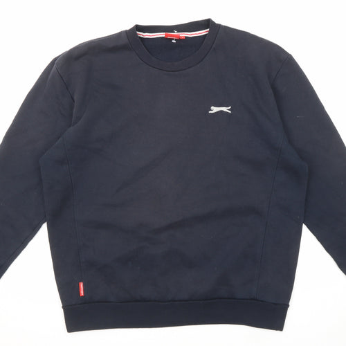 Slazenger Mens Blue Polyester Pullover Sweatshirt Size L