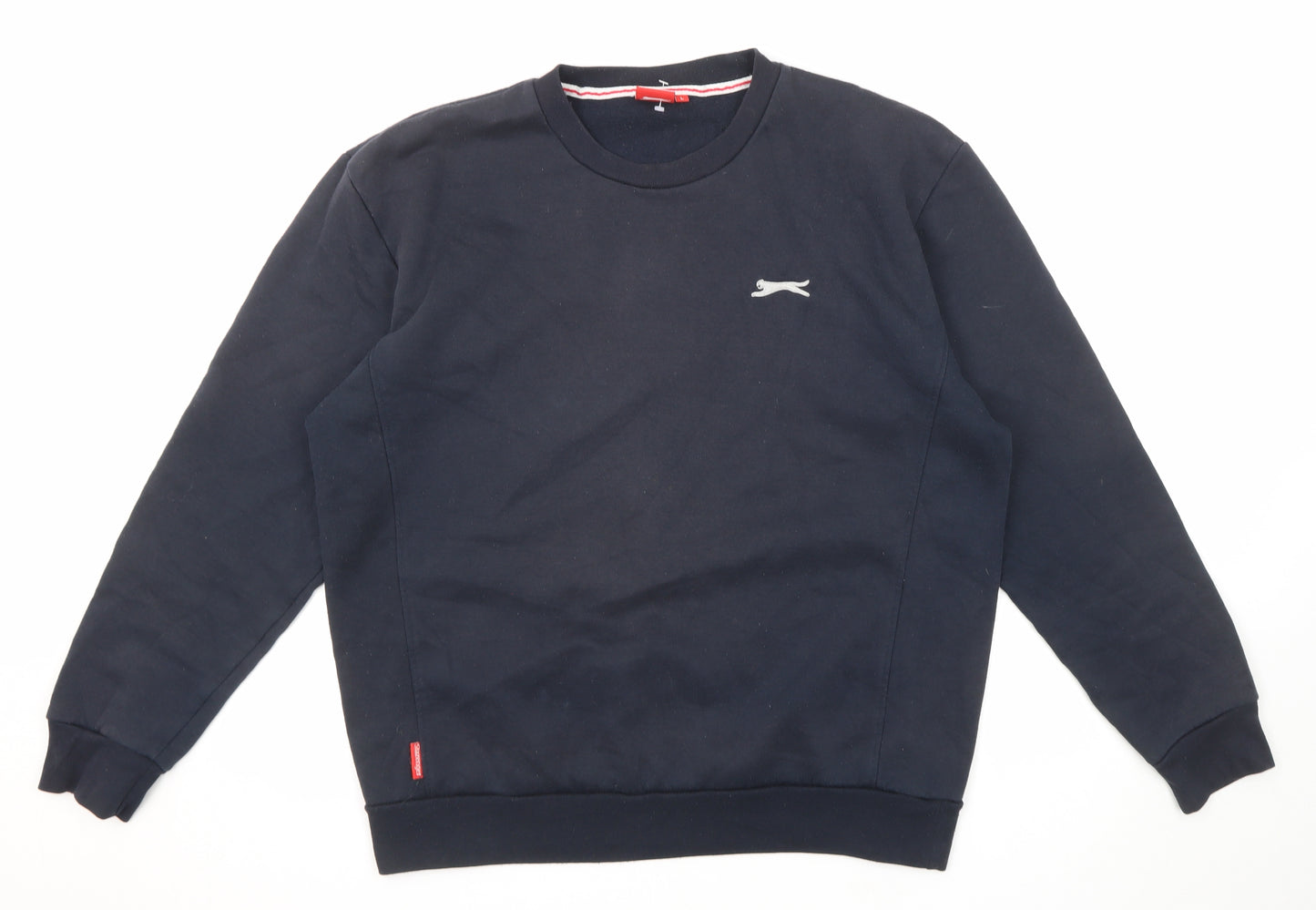 Slazenger Mens Blue Polyester Pullover Sweatshirt Size L