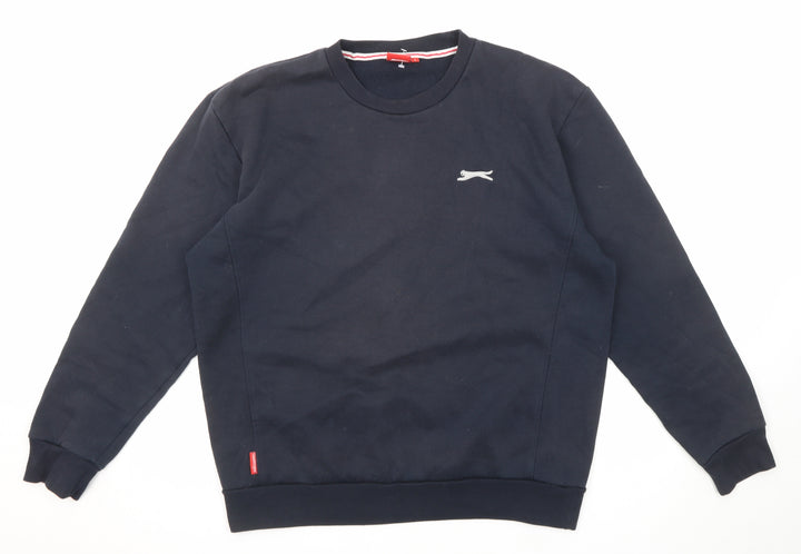 Slazenger Mens Blue Polyester Pullover Sweatshirt Size L