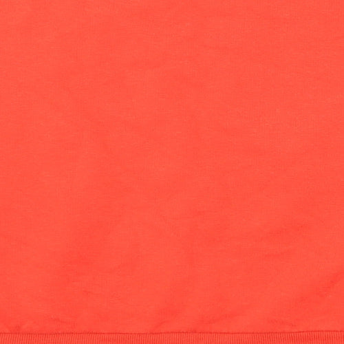 Zara Womens Red Cotton Pullover Sweatshirt Size S Pullover