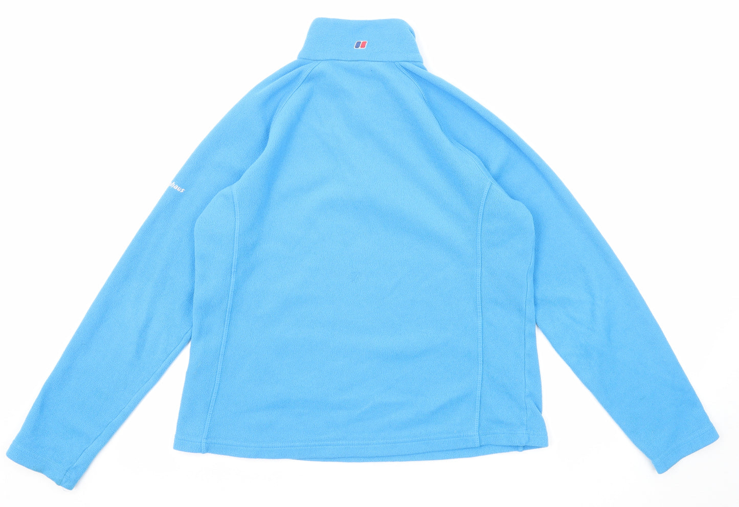 Berghaus Womens Blue Polyester Pullover Sweatshirt Size 16 Zip
