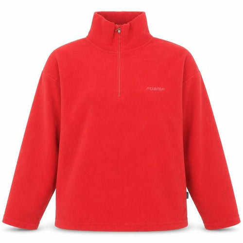 Fusalp Womens Red Polyester Pullover Sweatshirt Size 14 Zip - Go getter