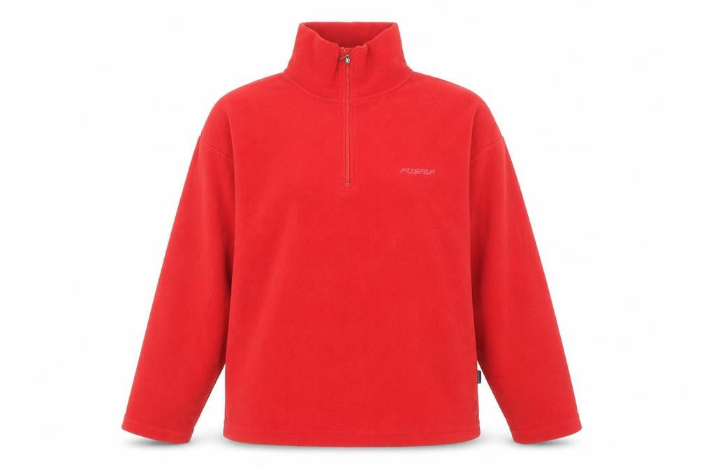 Fusalp Womens Red Polyester Pullover Sweatshirt Size 14 Zip - Go getter