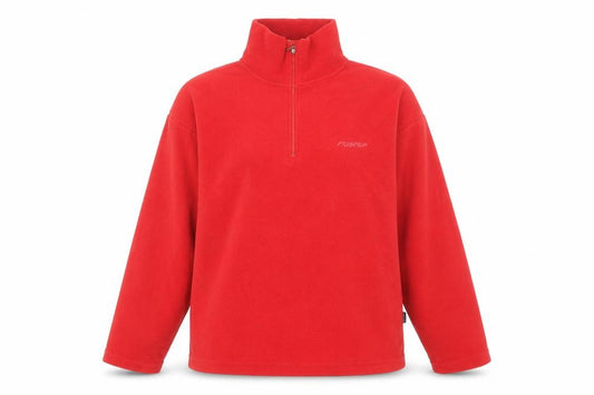 Fusalp Womens Red Polyester Pullover Sweatshirt Size 14 Zip - Go getter