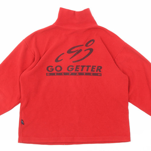 Fusalp Womens Red Polyester Pullover Sweatshirt Size 14 Zip - Go getter