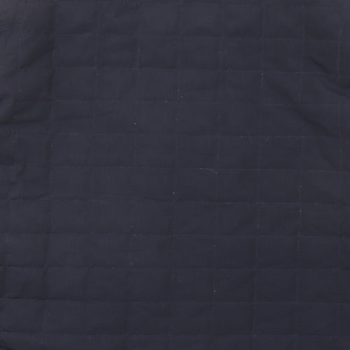 Hammond & Co Mens Blue Quilted Jacket Size L Zip