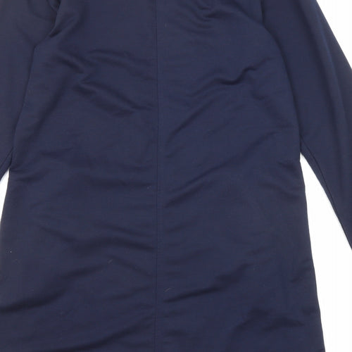Voir Jeans Womens Blue Cotton Jumper Dress Size S Round Neck Pullover