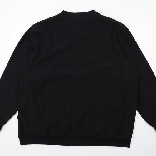 Jacamo Mens Black Bomber Jacket Jacket Size 54 Zip