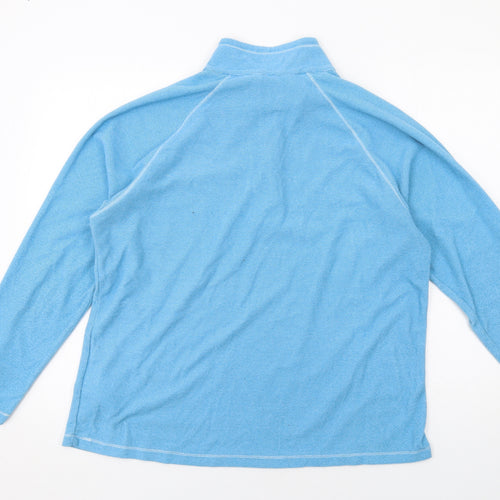 Regatta Womens Blue Polyester Pullover Sweatshirt Size 18 Zip