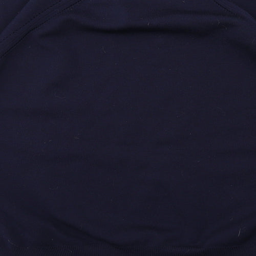 Berkertex Womens Blue Round Neck Polyester Pullover Jumper Size 18