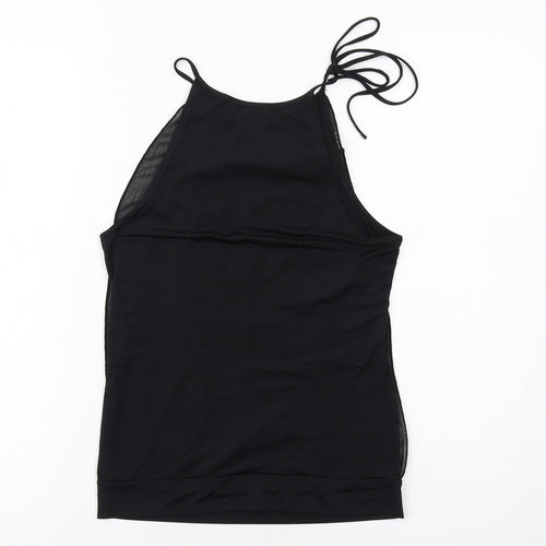 Jonathan Disley Womens Black Polyester Basic Tank Size 10 Round Neck