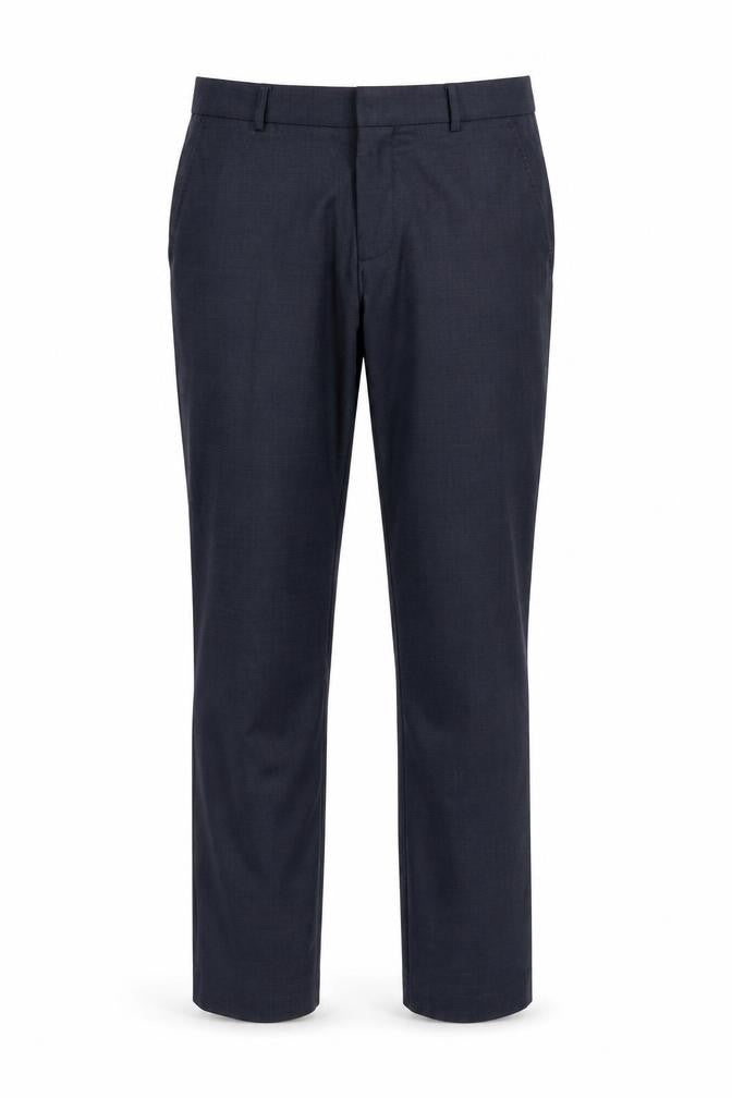 Topman Mens Blue Wool Dress Pants Trousers Size 30 in Regular Zip
