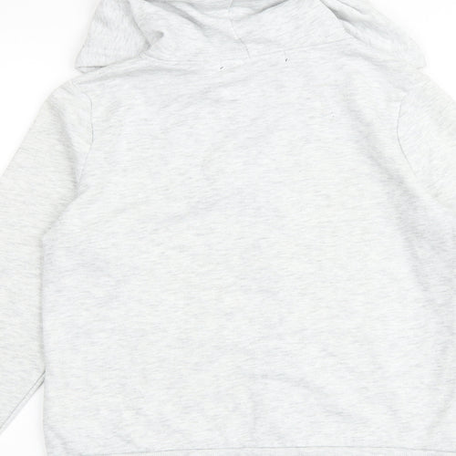 FB sister Womens Grey Cotton Full Zip Hoodie Size XS Zip