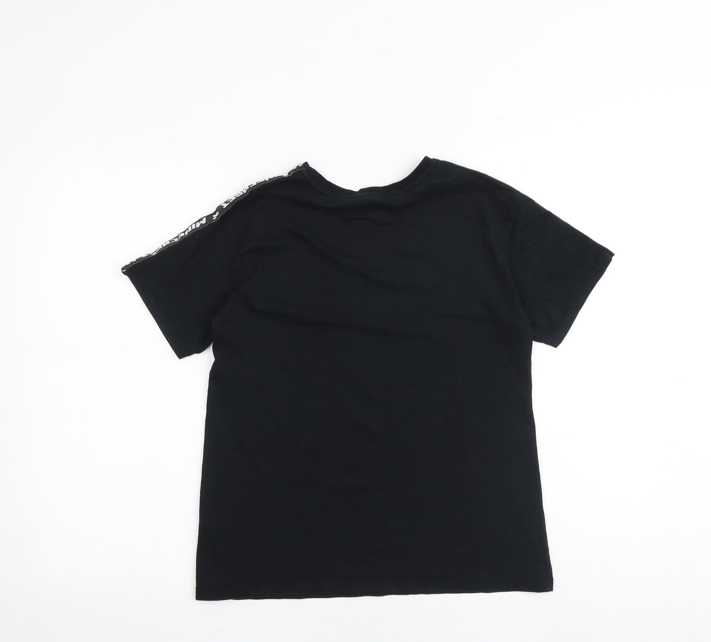 Mojang Boys Black 100% Cotton Basic T-Shirt Size 13-14 Years Round Neck Pullover - Minecraft