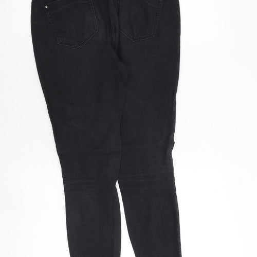 Denim & Co. Womens Grey Cotton Jegging Jeans Size 8 Regular