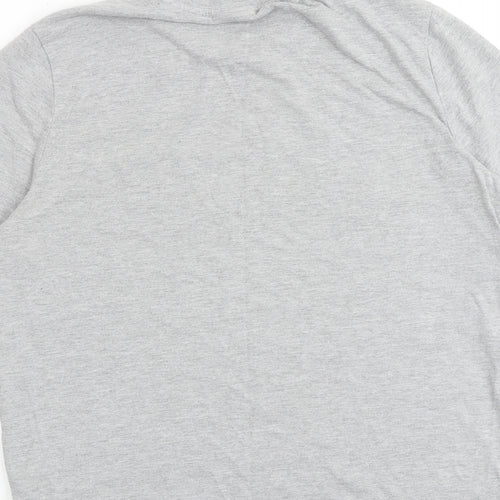 Wales Rugby Boys Grey 100% Cotton Basic T-Shirt Size S Round Neck Pullover