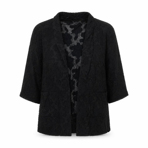 Topshop Womens Black Viscose Kimono Blouse Size 8 V-Neck