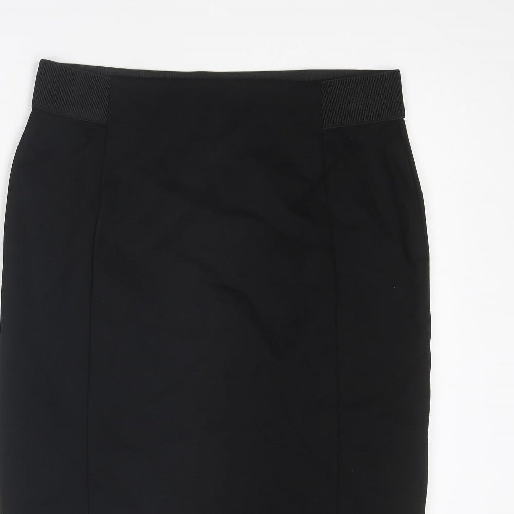 NEXT Womens Black Viscose Straight & Pencil Skirt Size 12