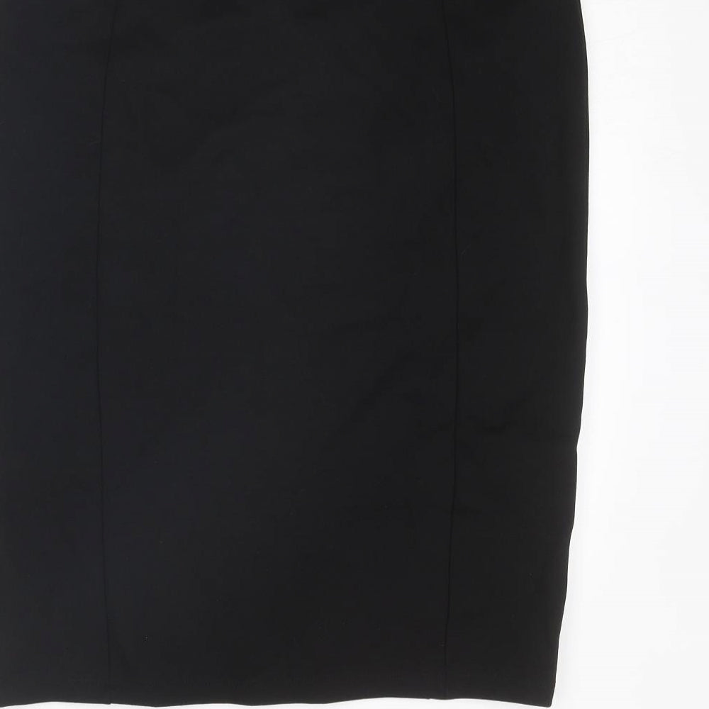 NEXT Womens Black Viscose Straight & Pencil Skirt Size 12