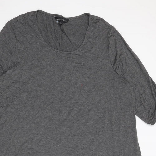 Capsule Womens Grey Viscose A-Line Size 20 Round Neck Pullover