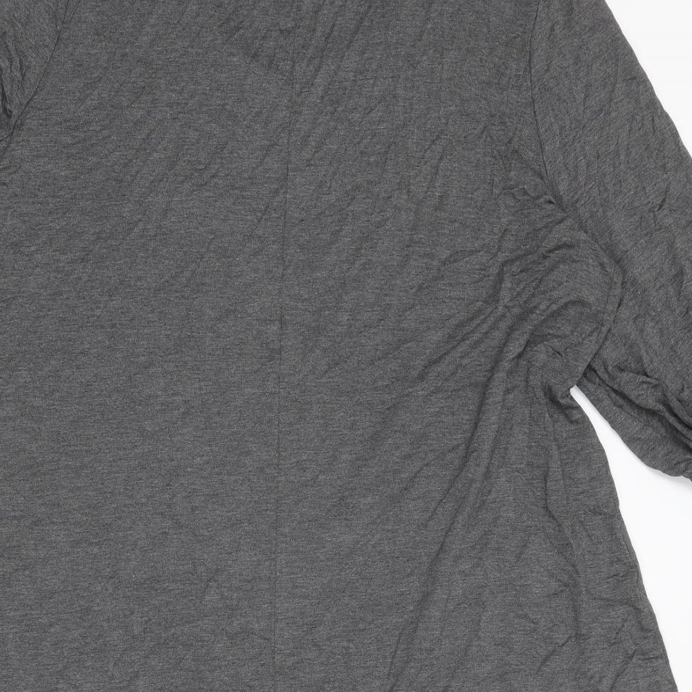 Capsule Womens Grey Viscose A-Line Size 20 Round Neck Pullover