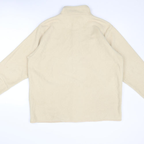 EWM Womens Beige Jacket Size 18 Zip