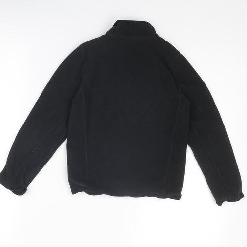 Quechua Boys Black Jacket Size 8 Years Zip