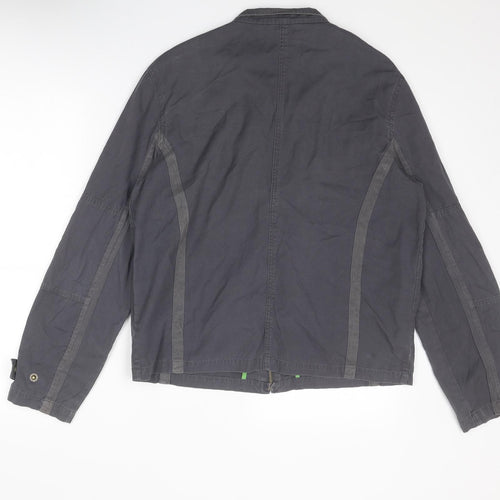Republic Mens Grey Jacket Size M Zip