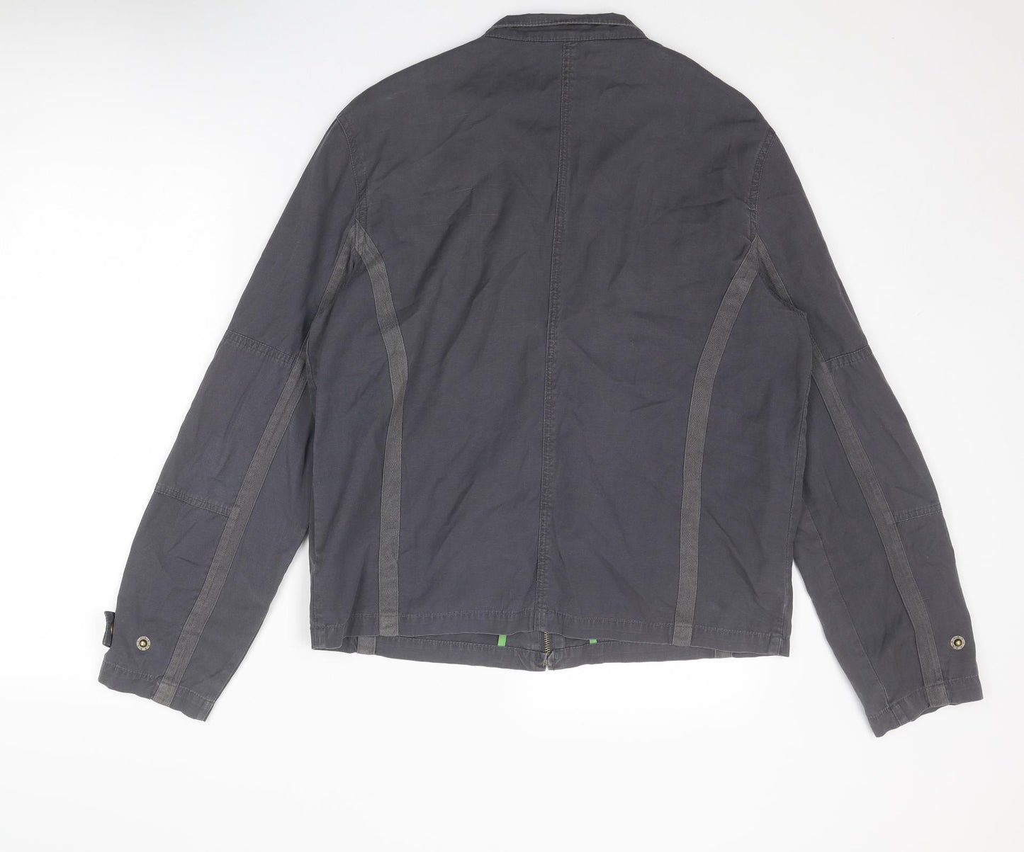 Republic Mens Grey Jacket Size M Zip