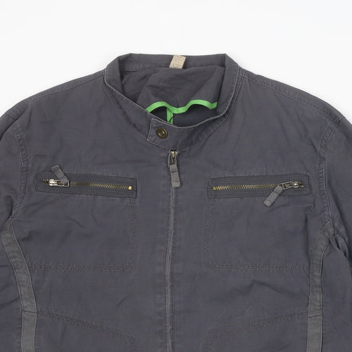 Republic Mens Grey Jacket Size M Zip