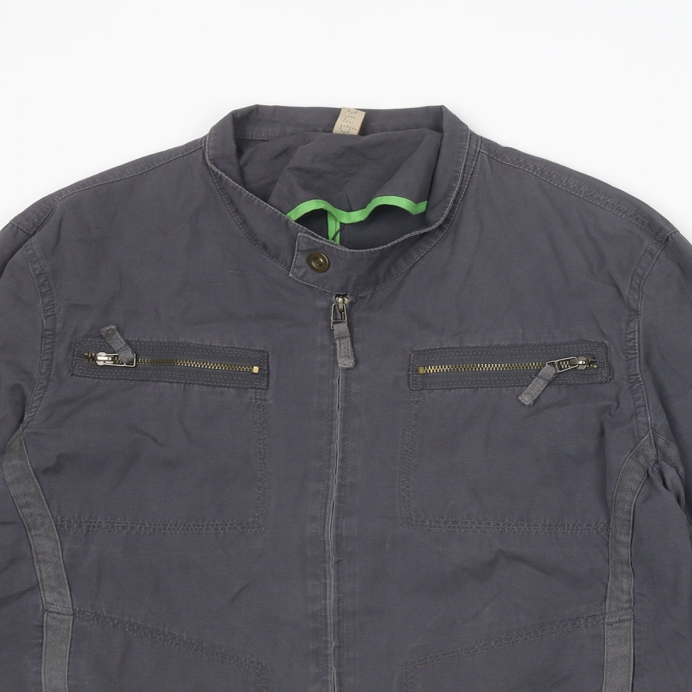 Republic Mens Grey Jacket Size M Zip