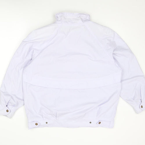 C&A Womens Purple Jacket Size 14 Snap